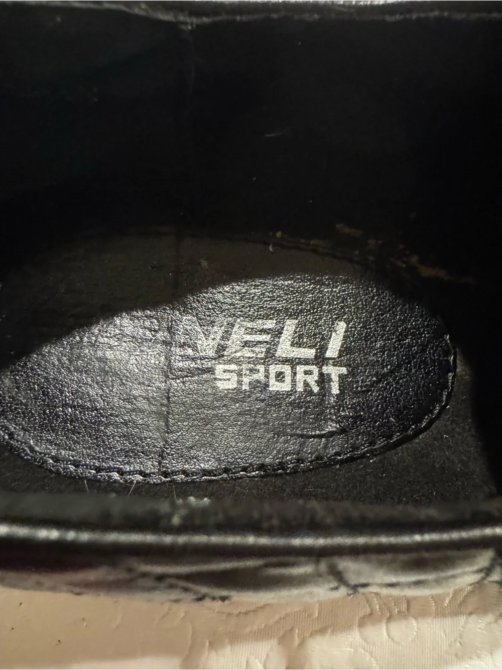 Vaneli Sport Quilted patent leather sneakers